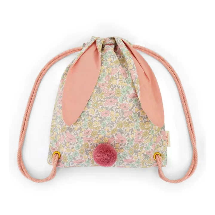 Liberty Print Bunny Backpack | Pink- Product image n°0