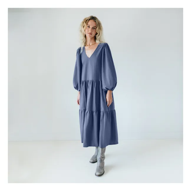 Daphne Midi Dress | Blue