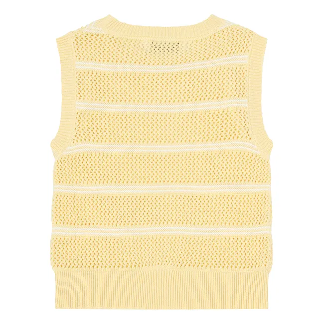 Knitted Top | Lemon yellow