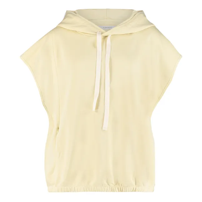 Jorin Organic Cotton Sweatshirt | Pale yellow