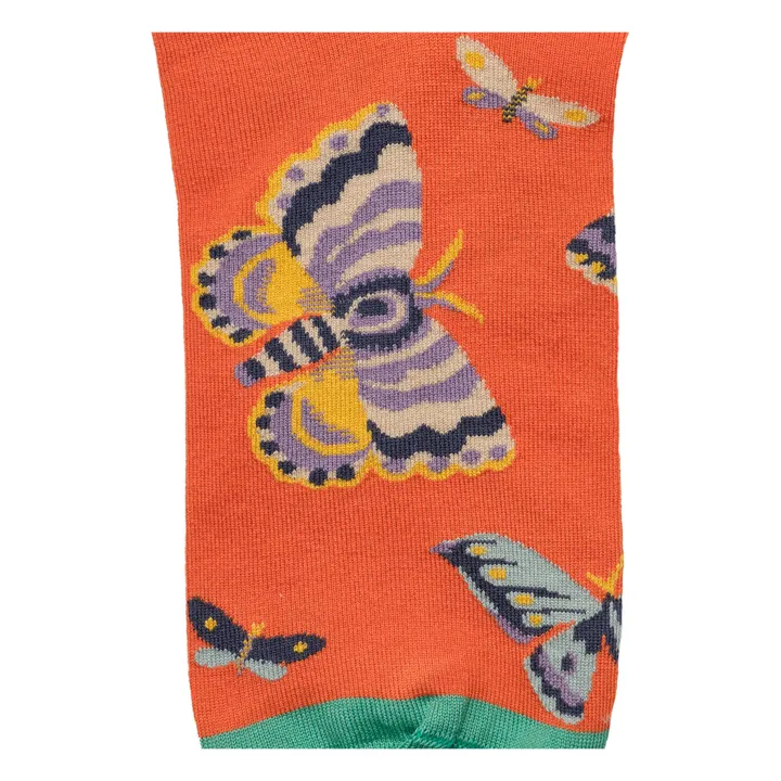 Calcetines cortos Mariposa | Naranja- Imagen del producto n°4