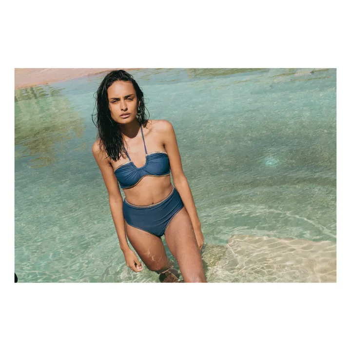 Top de bikini Yas | Azul Tormanta- Imagen del producto n°1