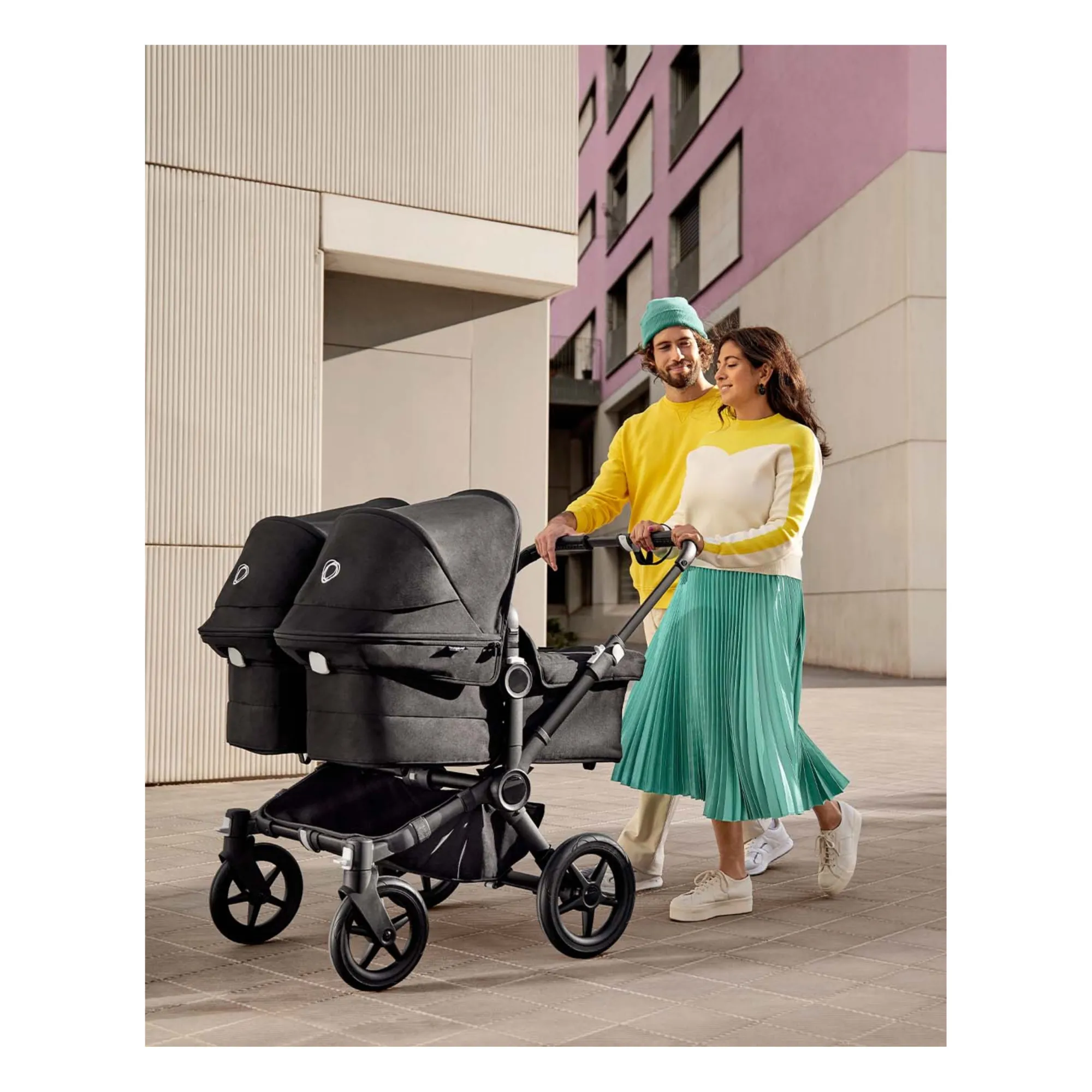 Bugaboo Donkey 5 Twin poussette complète tout-terrain - Collection Refined (Bugaboo) - Image 2
