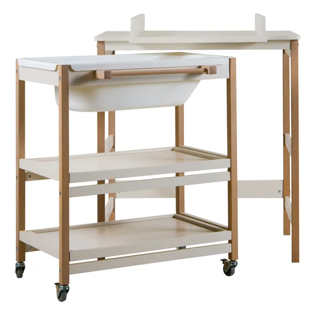 Smart Changing Table with Bathtub | Clay