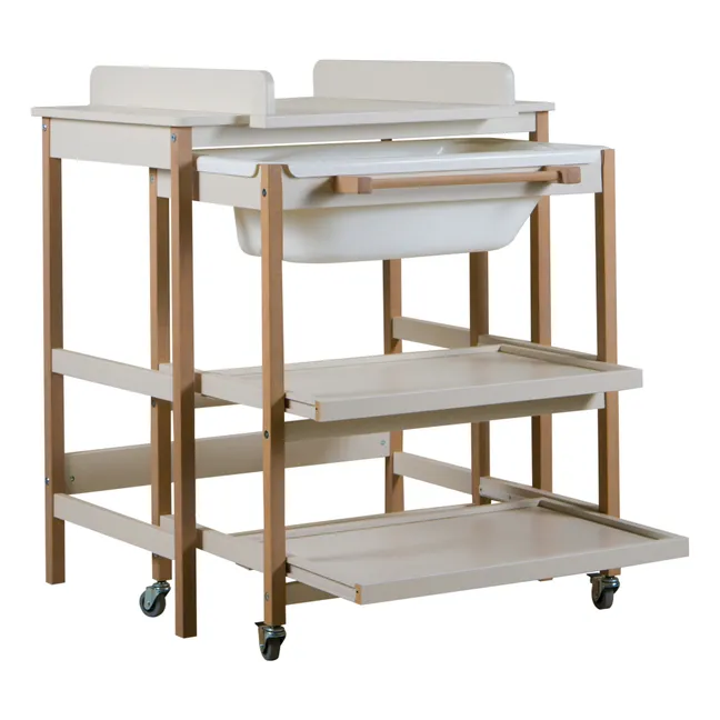 Smart Changing Table with Bathtub | Clay