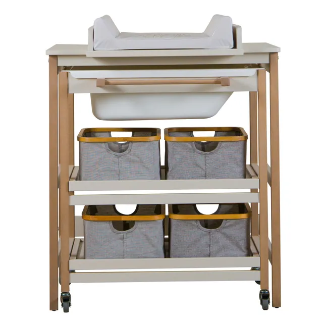 Smart Changing Table with Bathtub | Clay