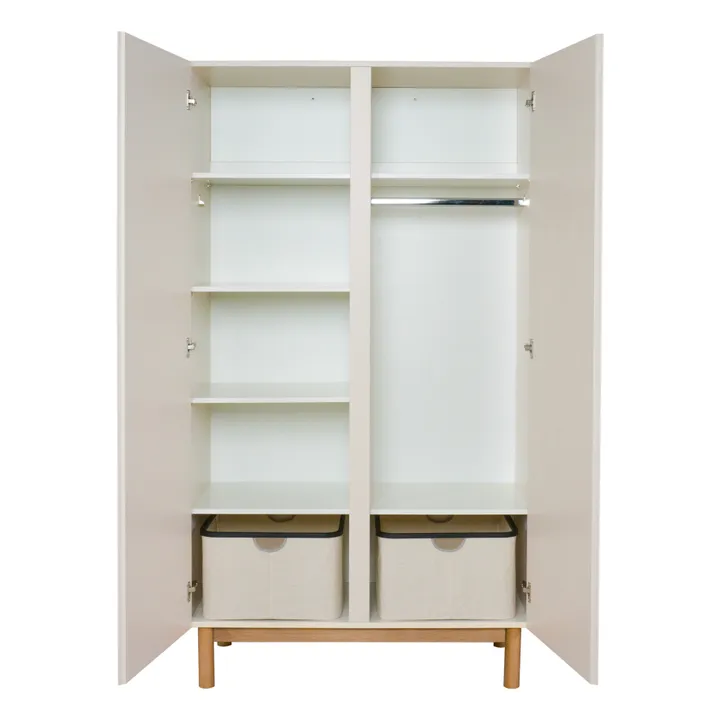Mood Two-Door Wardrobe | Clay- Product image n°3