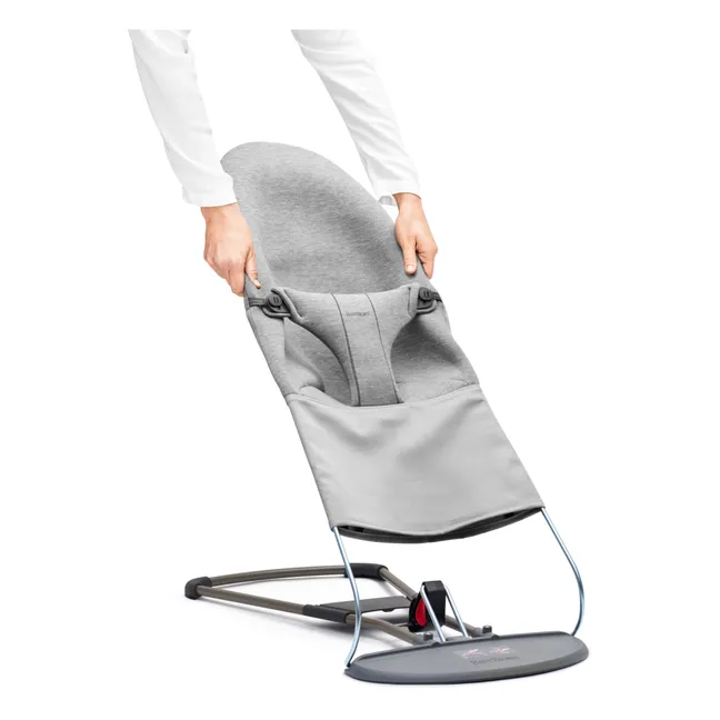 Housse en jersey 3D pour transat Bliss | Gris clair