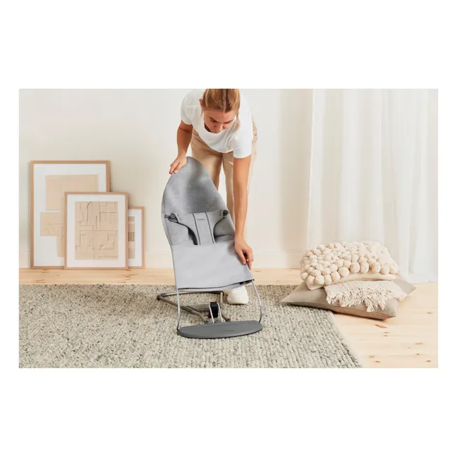 Housse en jersey 3D pour transat Bliss | Gris clair
