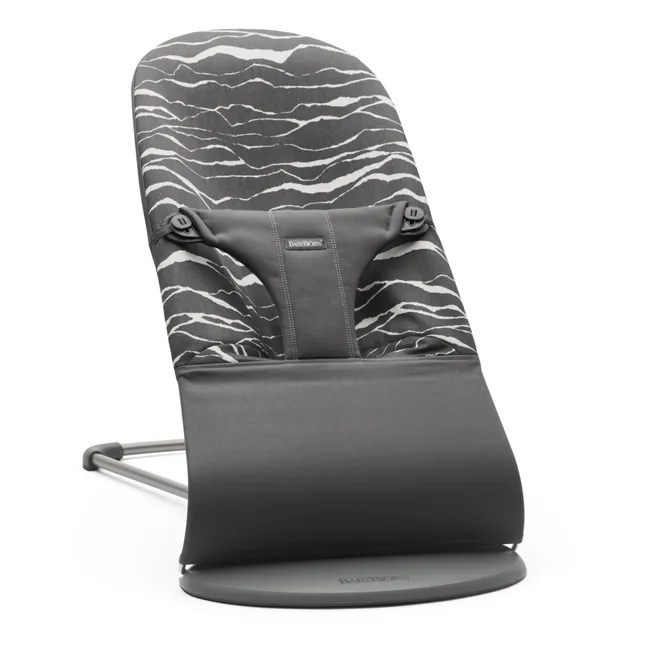 Bliss Cotton Baby Bouncer | Charcoal grey