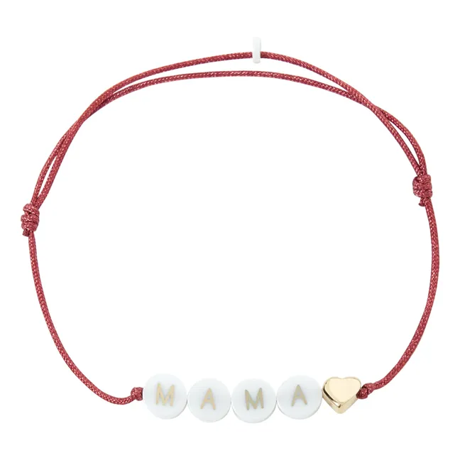 Bracelet Mama Perles Céramique Bbuble x Smallable  | Terracotta