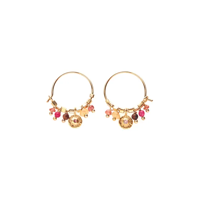 Créoles Suzie | Rose
