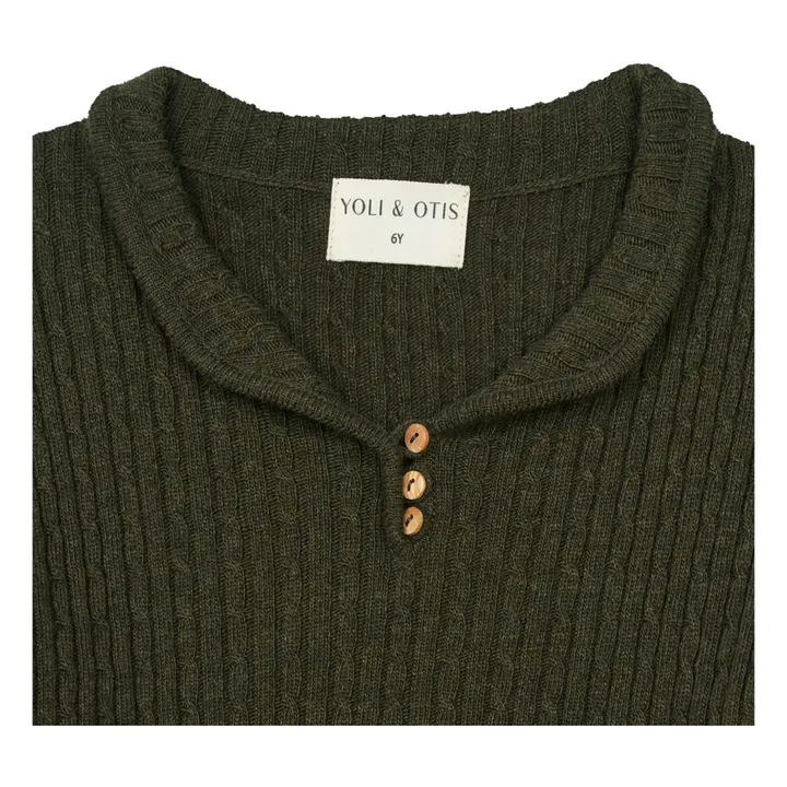 Tolan Cotton and Cashmere Jumper | Dark green- Product image n°3