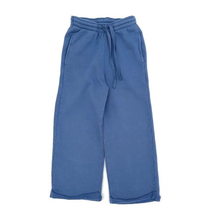 Pantalón de chándal de algodón orgánico | Azul- Imagen del producto n°0