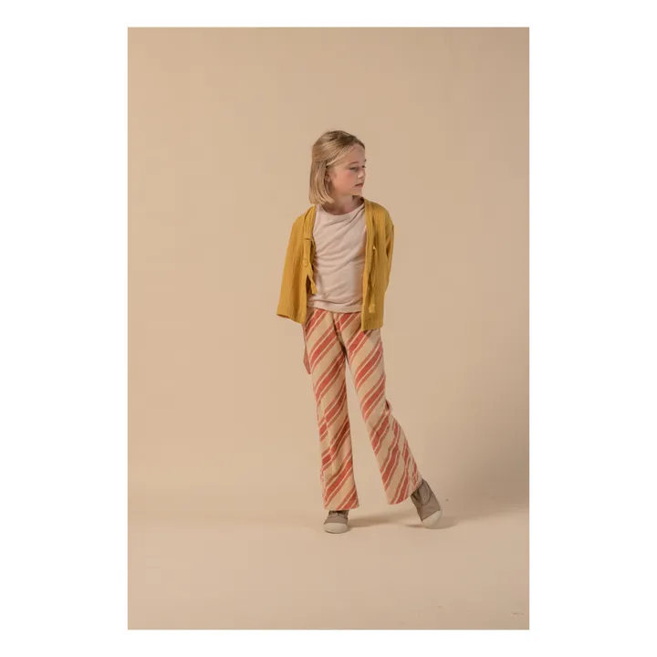 Cotton Muslin Kimono Jacket | Yellow- Product image n°2