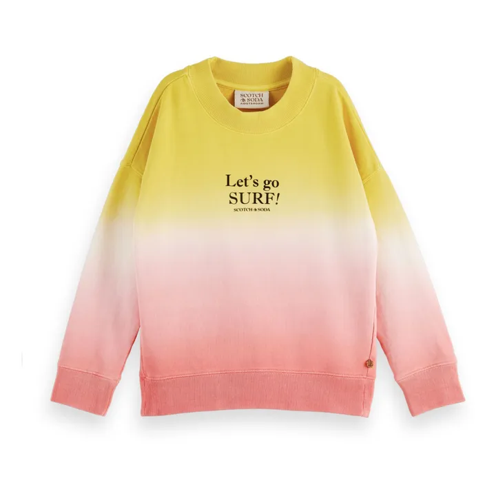 Sweatshirt Tie & Dye | Rosa- Produktbild Nr. 0