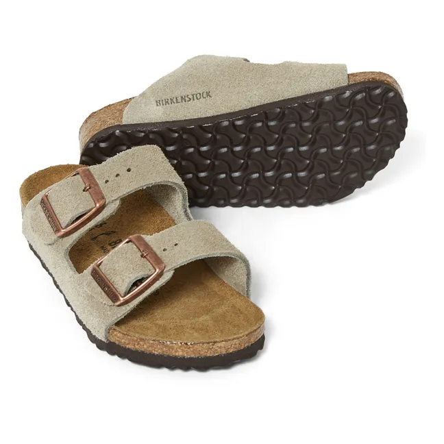 Arizona Suede Sandals | Taupe brown