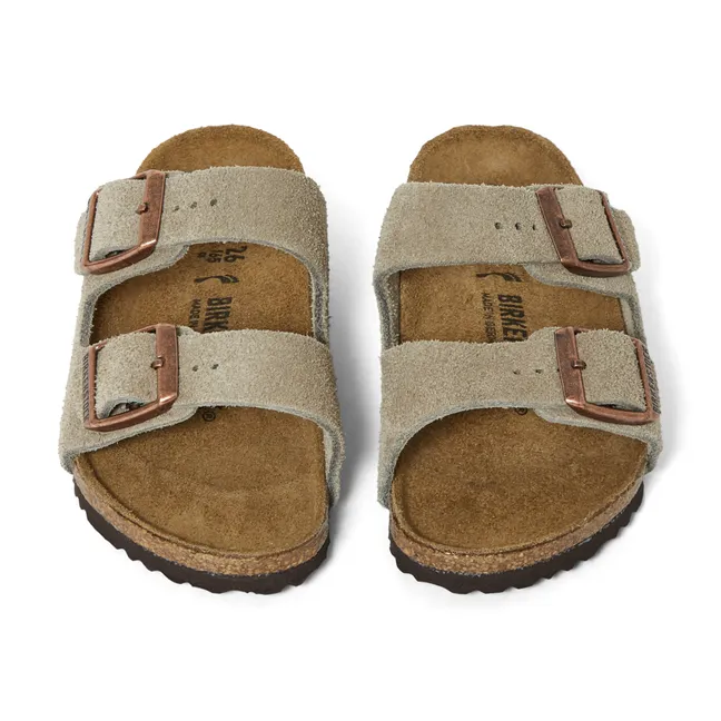 Arizona Suede Sandals | Taupe brown