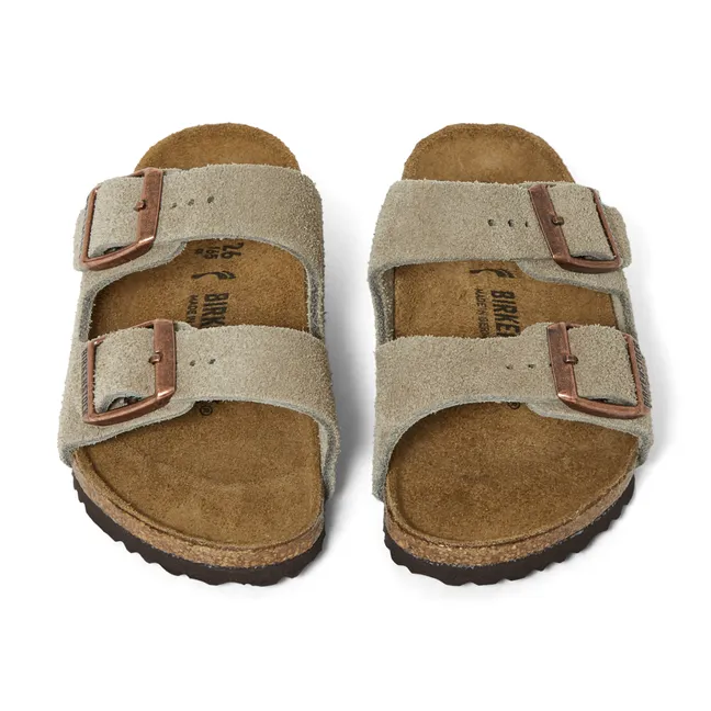 Sandales Arizona Cuir Suede | Taupe