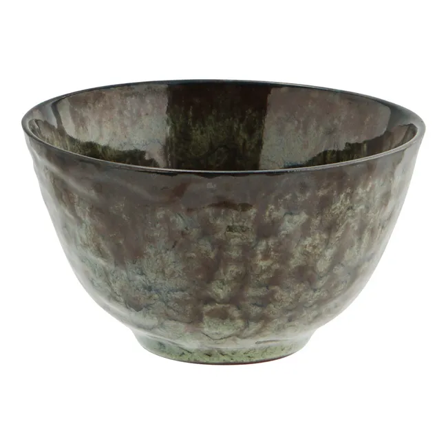 Stoneware Bowl | Dark green