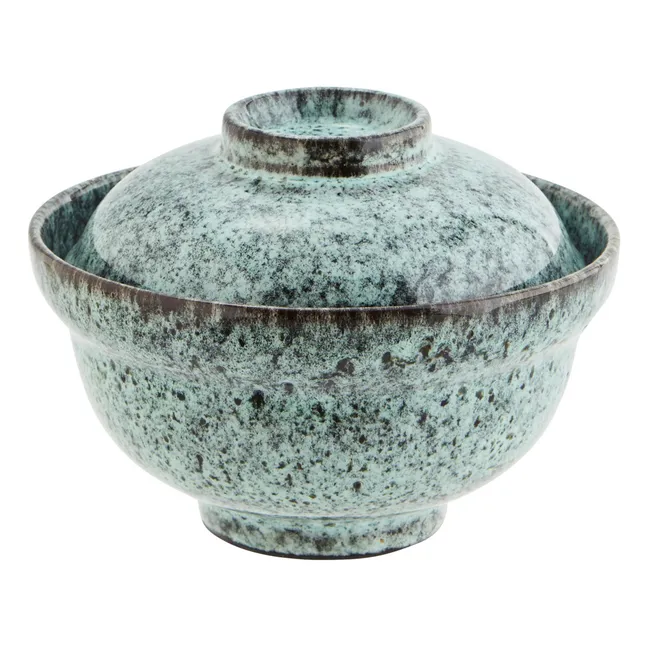 Bowl with Lid | Bluish grey