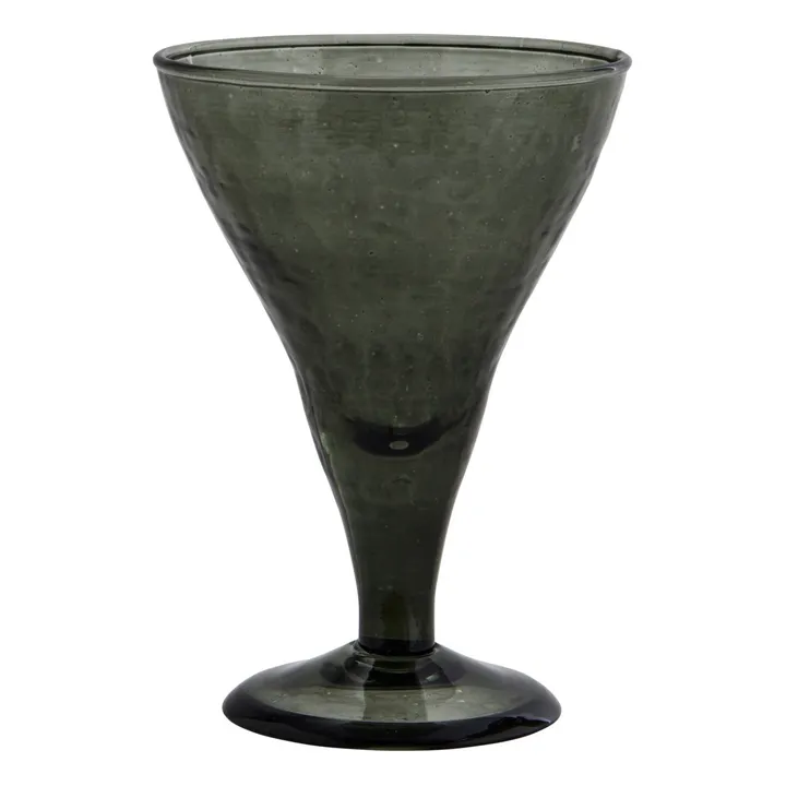Hammered Cocktail Glass | Dark green- Product image n°0
