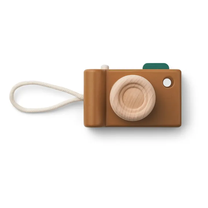 Appareil Photo Michael en bois | Caramel- Image produit n°0