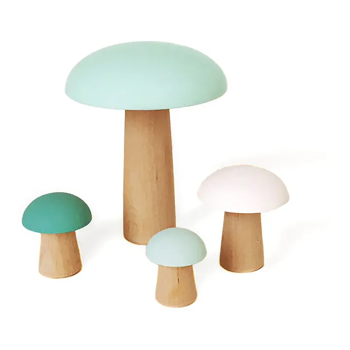 Decorative Button Mushrooms - Set of 4- Product image n°0