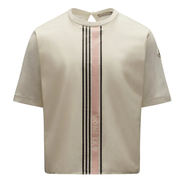 T-Shirt Gestreift | Weiß