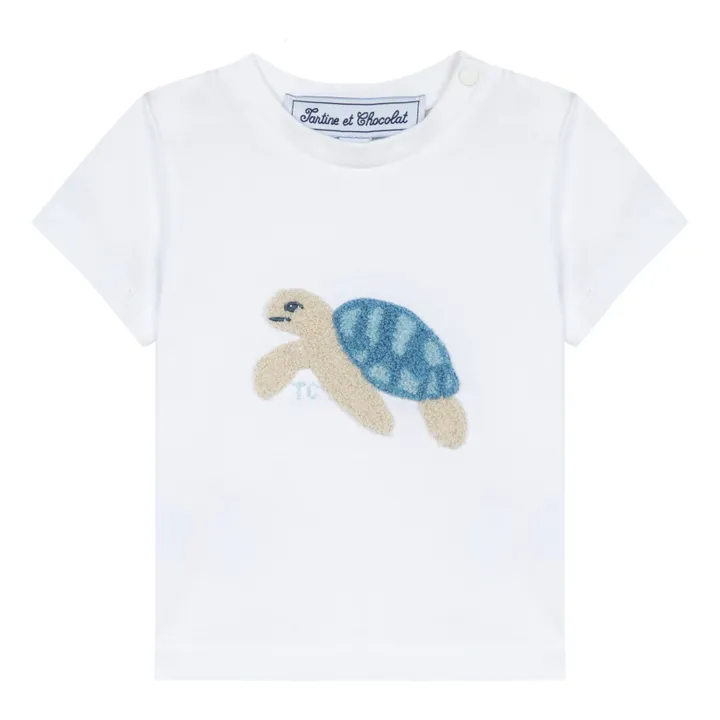 Turtle T-shirt | Ecru- Product image n°0
