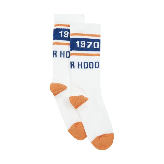 Socken im 2er-Pack Enjoy Brother Hood | Weiß