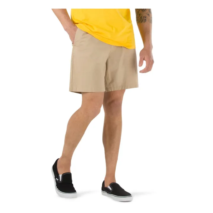 Unifarbene Shorts - Herrenkollektion  | Beige- Produktbild Nr. 0