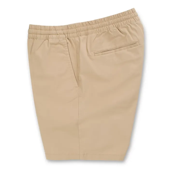 Pantaloncini in tinta unita - Collezione Uomo  | Beige- Immagine del prodotto n°2