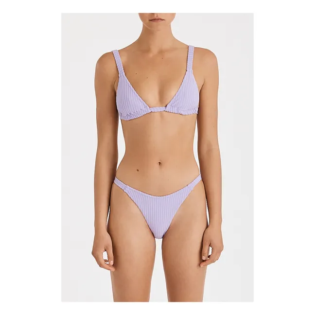 Curve String Ribbed Swimsuit Brief | Lilla