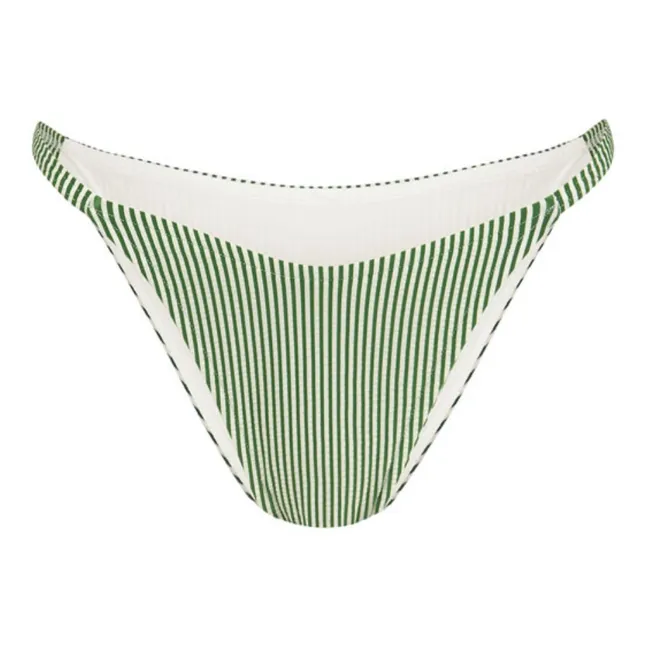 Bas de Maillot Rayures Curve String | Vert
