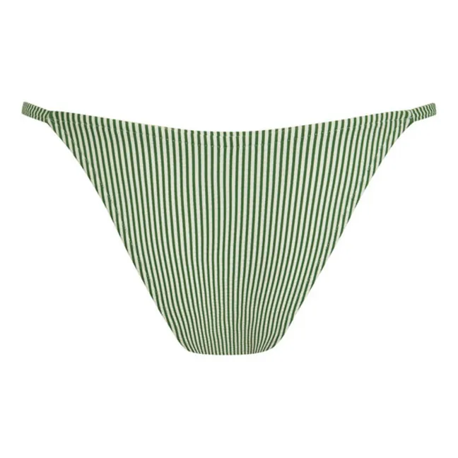 Bas de Maillot Rayures Curve String | Vert