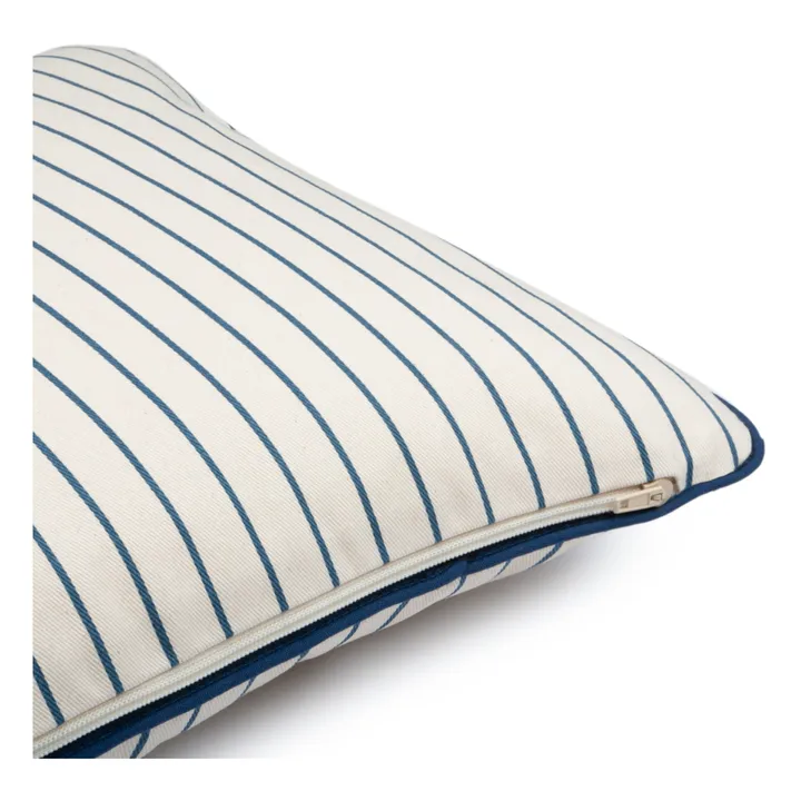 Jazz Organic Cotton Cushion | Blue- Product image n°2