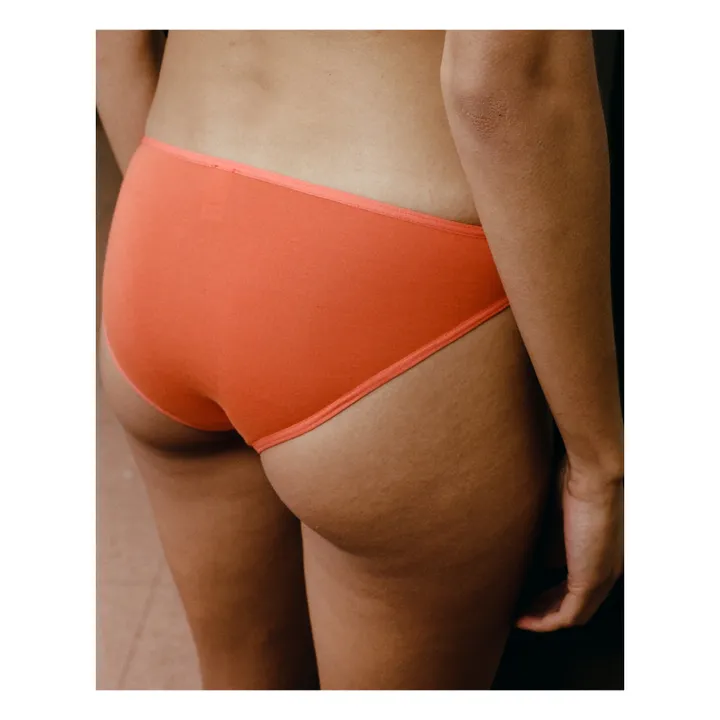 Bell Bamboo Jersey Briefs | Coral- Product image n°3