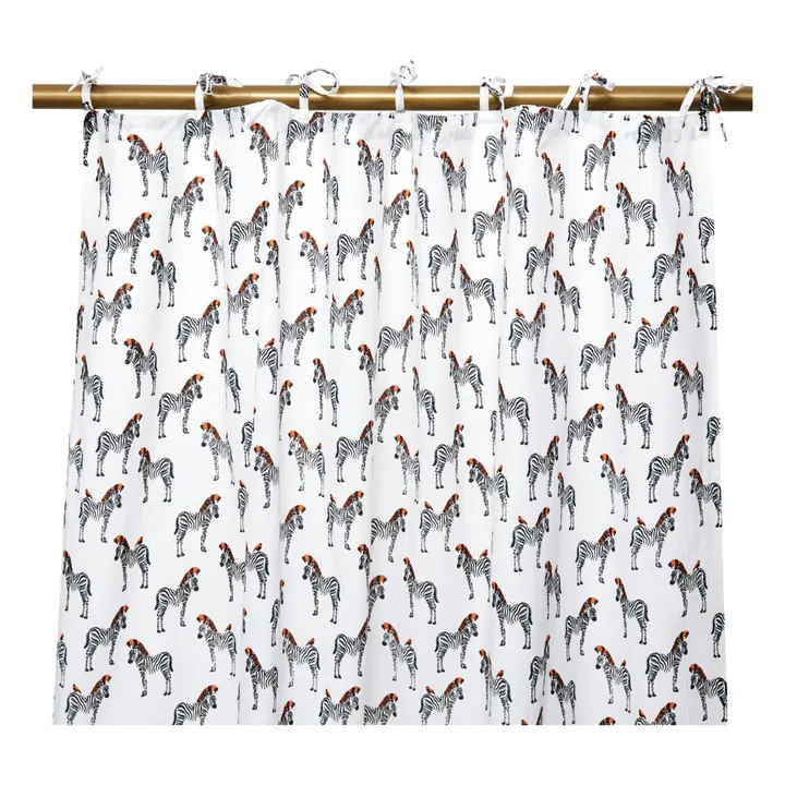 Vorhang Zebra  115x280 cm | Schwarz- Produktbild Nr. 0