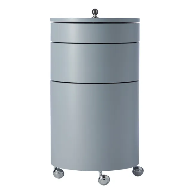 Meuble de rangement mobile Barboy | Gris clair