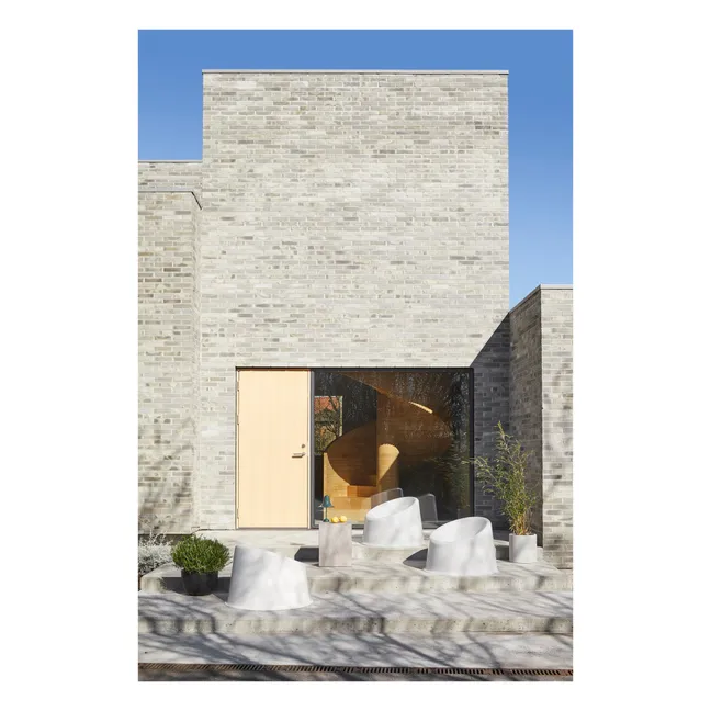 Silla lounge de exterior Panto Pop | Gris