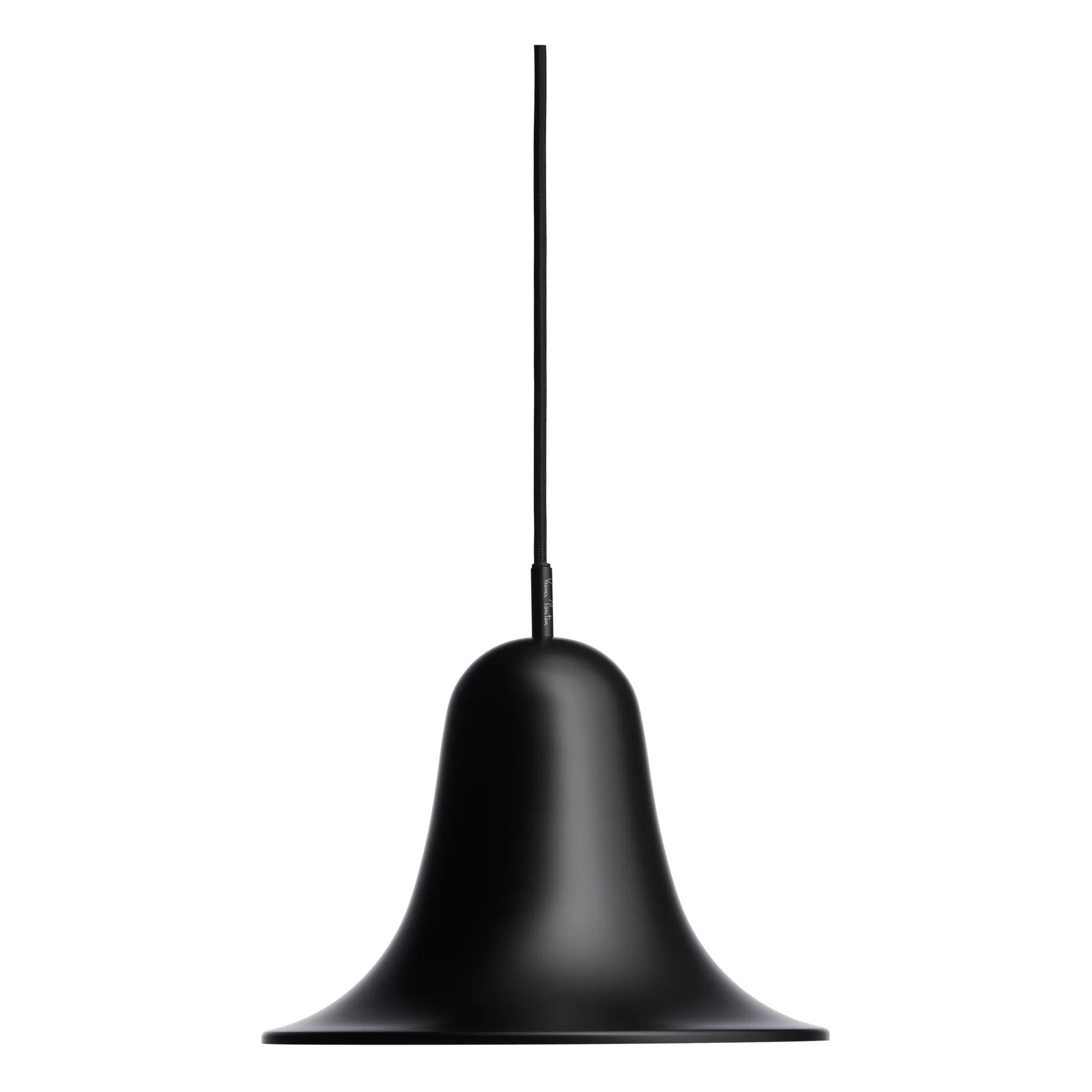 Verpan Black Pantop Pendant Lamp