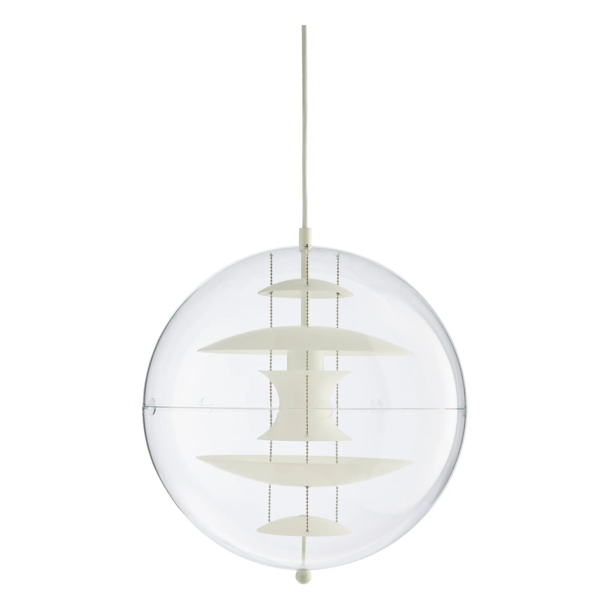 Verpan Transparent Vp-Glove Glass Pendant Lamp