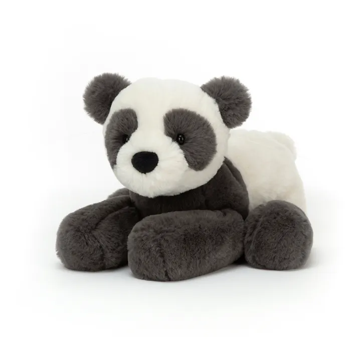 Peluche panda Huggady | Noir/Blanc- Image produit n°1