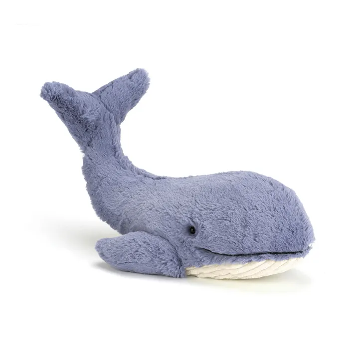 Peluche, motivo: la balena Wilbur | Blu- Immagine del prodotto n°0