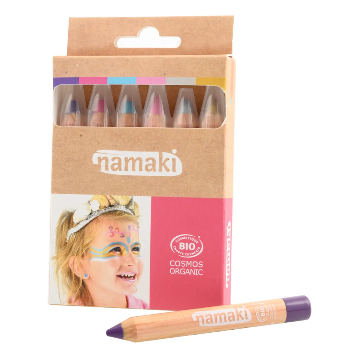 Namaki Multicoloured Face Crayons - Set Of 6