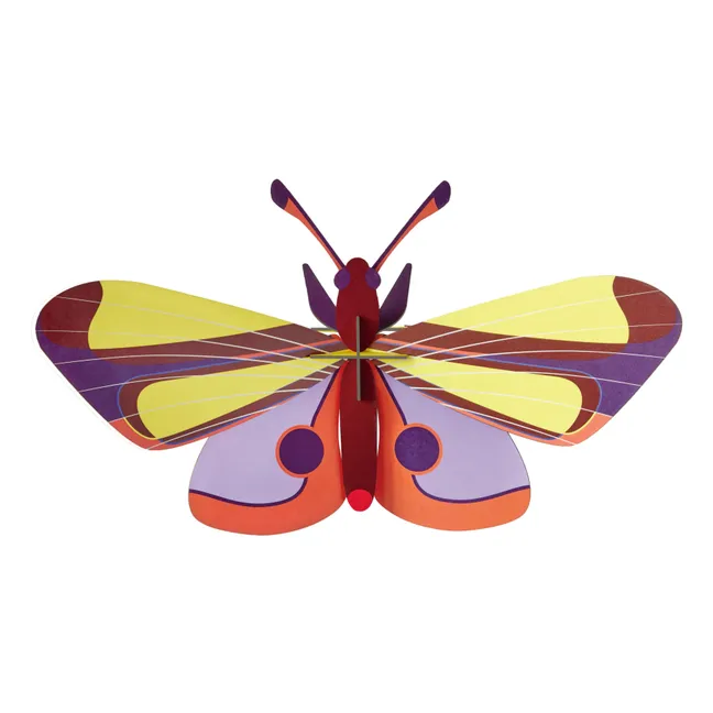 Decorazione da parete, modello: Farfalla con gli occhi | Viola
