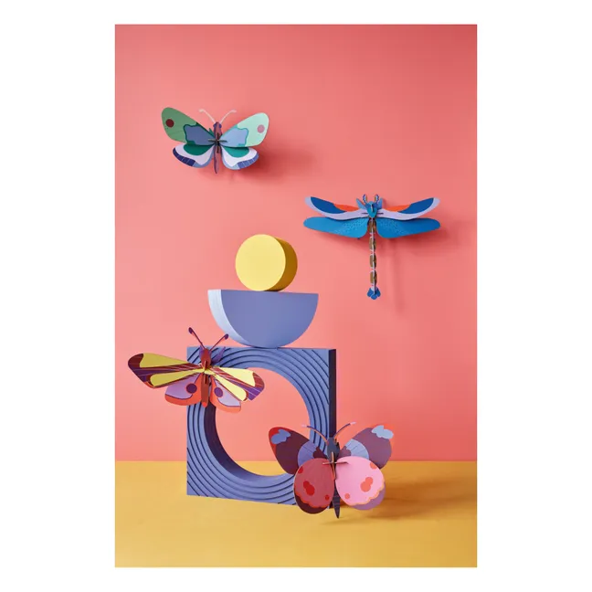 Wanddekoration Eyed Butterfly | Violett