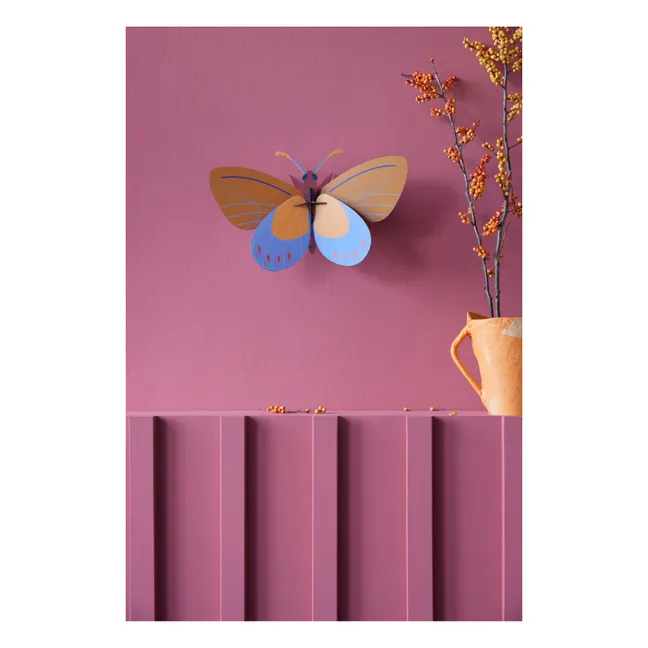 Decorazione da parete, modello: Farfalla Costa | Ocra