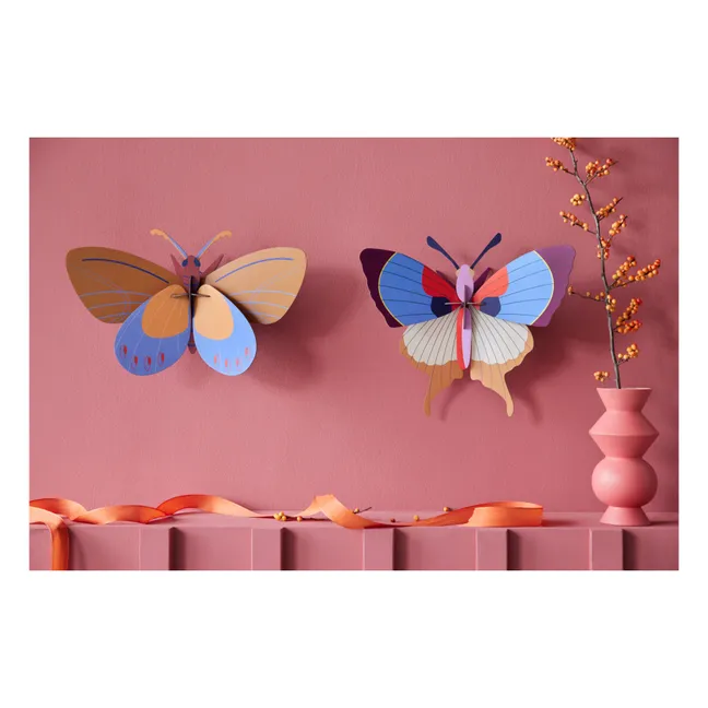 Decorazione da parete, modello: Farfalla Costa | Ocra